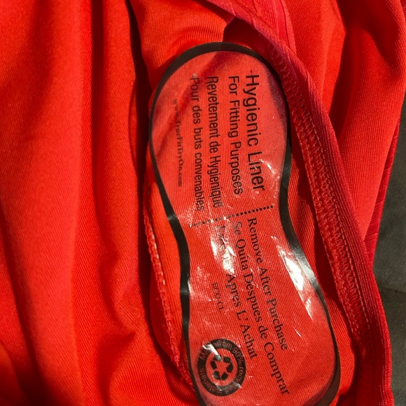 Michael Kors Coral One Shoulder Swimsuit - Picture 4 of 5